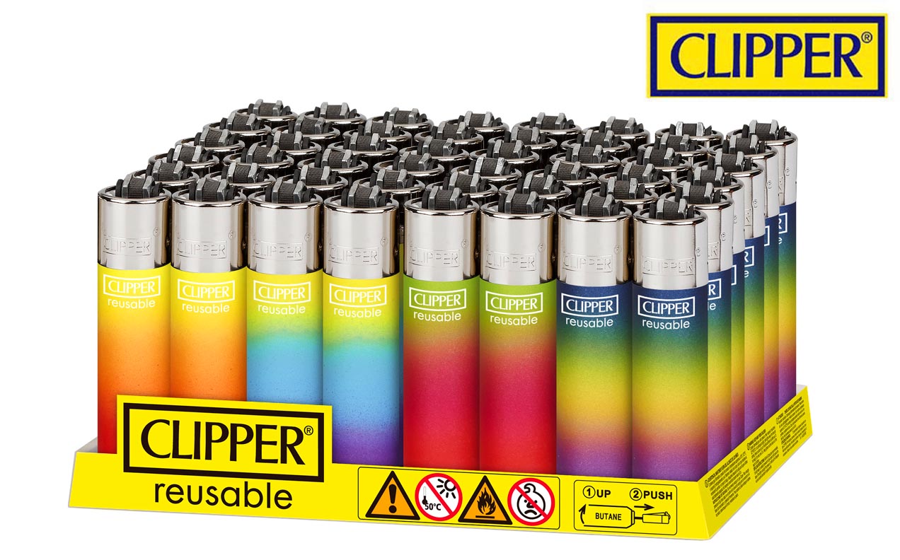 imagen de ENCENDEDOR CLIPPER METALLIC GRADIENT 3 44+4 GRATIS