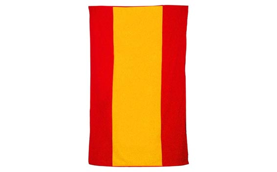 imagen de TOALLA JACQUARD BANDERA ESPAÑA 100X160 CM