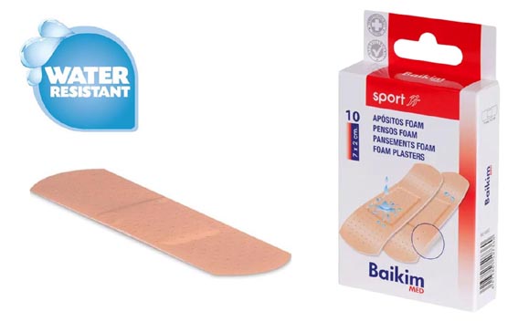 imagen de APOSITO SPORT FOAM RESISTENTE AL AGUA 10 UNIDADES