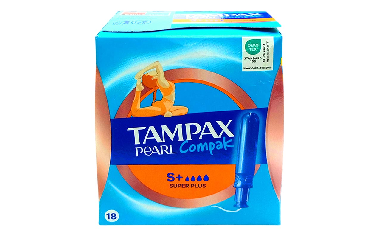 imagen de TAMPAX PEARL COMPAK SUPER PLUS 18 UDS.