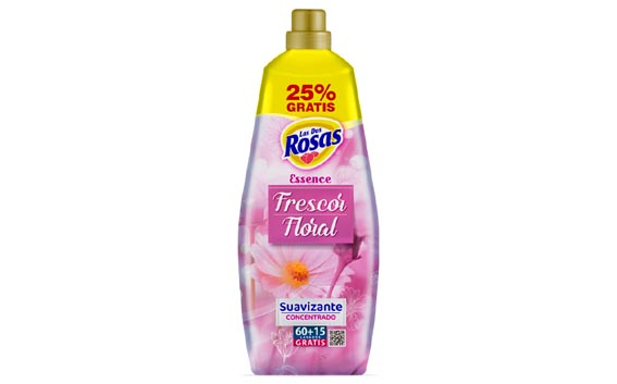 imagen de SUAVIZANTE CONCENTRADO LAS DOS ROSAS FLORAL 1,4 L.