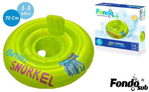 imagen de FLOTADOR BRAGUITA BABY SNORKEL 70 CM FONDO SUB CJ